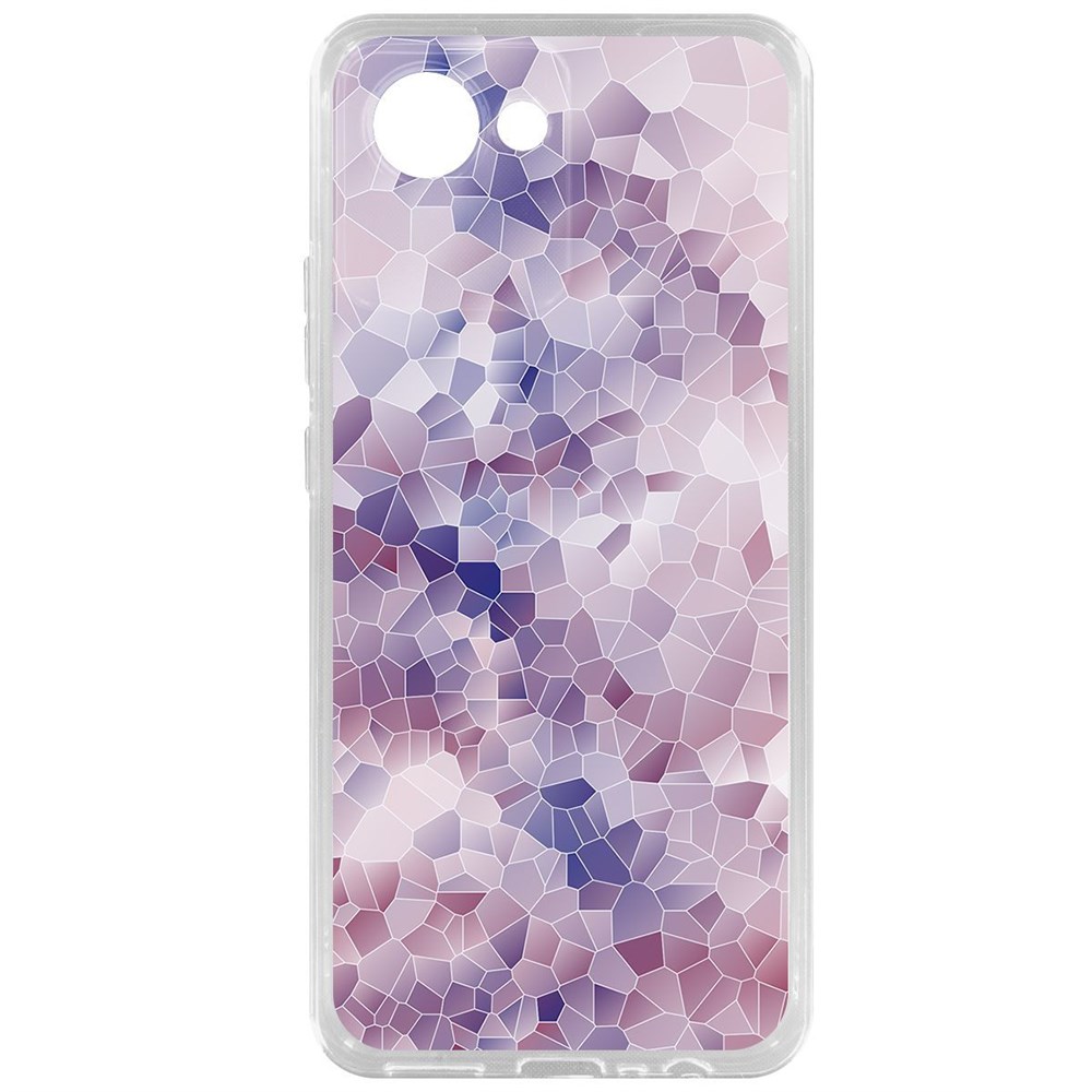 

Чехол-накладка Krutoff Clear Case Витраж 2 для Realme C30, Прозрачный
