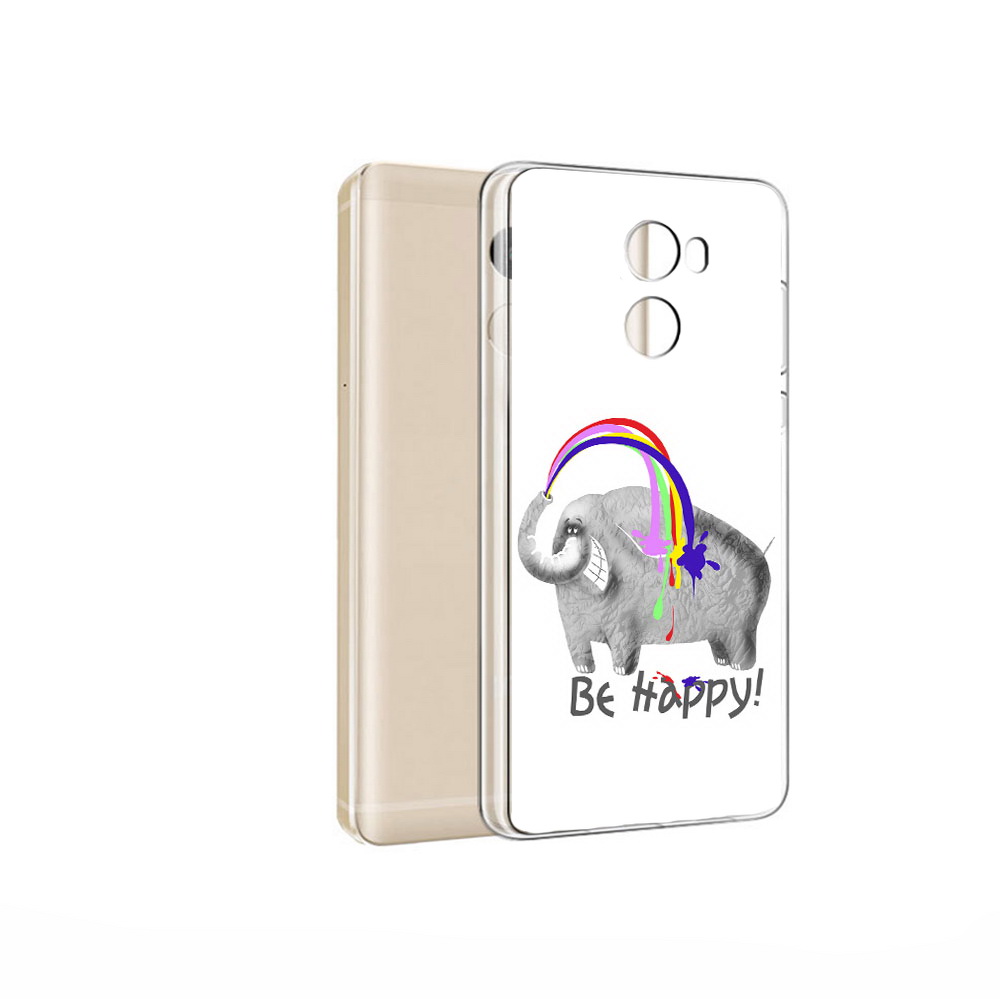 

Чехол MyPads Tocco для Xiaomi Redmi 4 Pro счастливый слон (PT47305.303.632), Прозрачный, Tocco