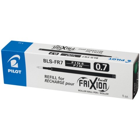 

Стержень гелевый Pilot BLS-FR7 для FriXion Ball Pro Clicker 0.7мм зеленый 12шт BLS-FR7-G