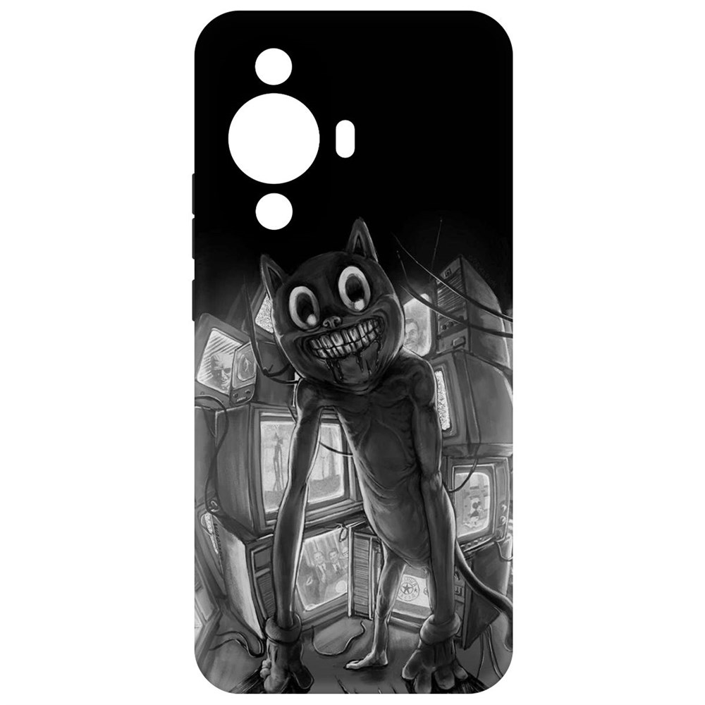 

Чехол-накладка Krutoff Soft Case Хаги Ваги - Картун Кэт для Huawei Nova 11, Черный