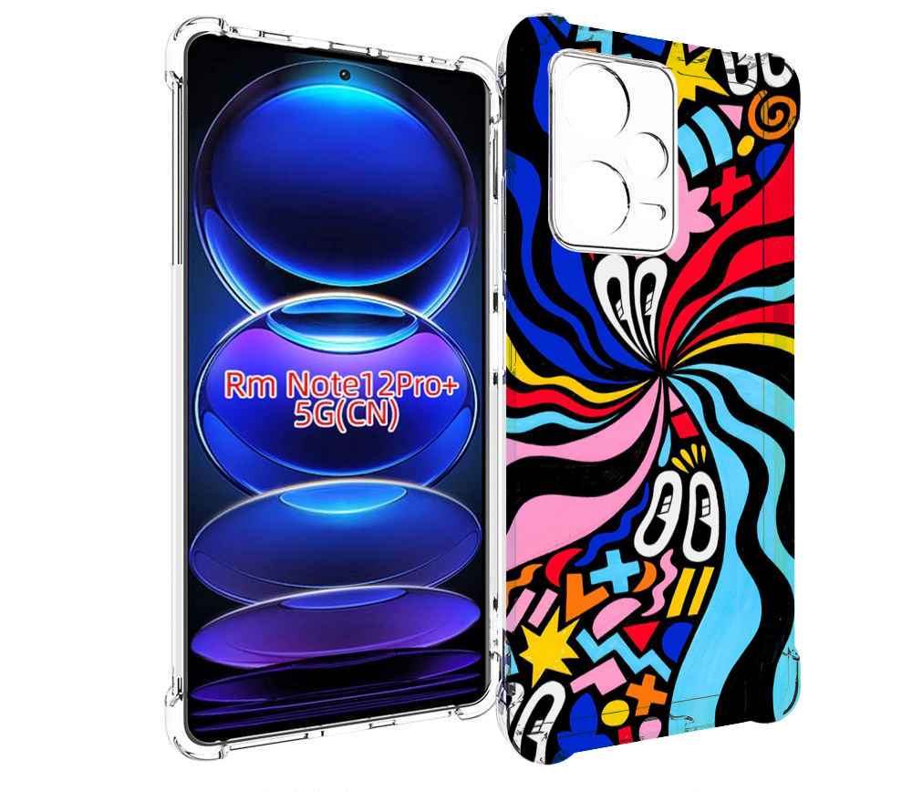 

Чехол MyPads волнистая-абстракция для Xiaomi Redmi Note 12 Pro + Plus, Прозрачный, Tocco