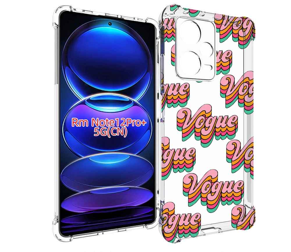 

Чехол MyPads Vogue для Xiaomi Redmi Note 12 Pro + Plus, Прозрачный, Tocco