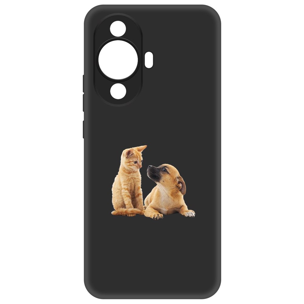 

Чехол-накладка Krutoff Soft Case Лучшие друзья для Huawei Nova 11, Черный