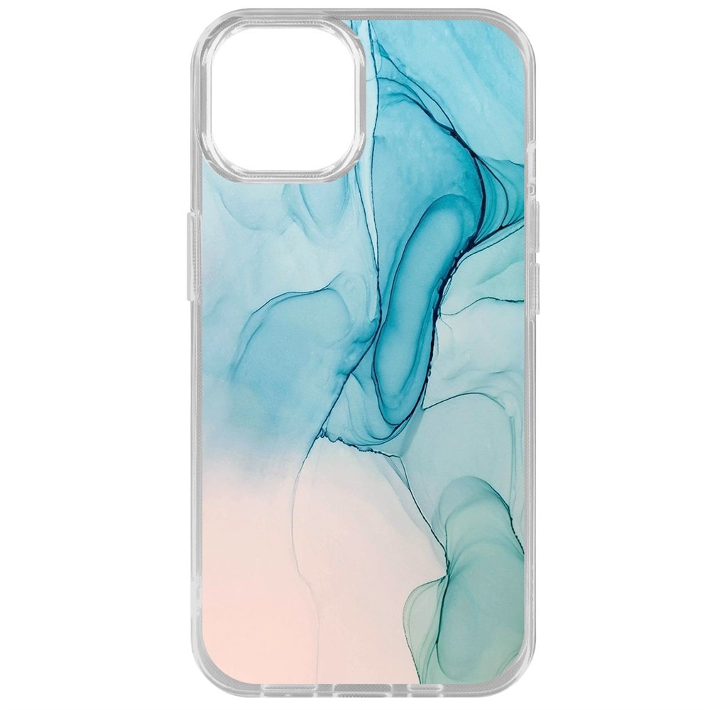 

Чехол-накладка Krutoff Clear Case Абстракт разводы для iPhone 14, Прозрачный