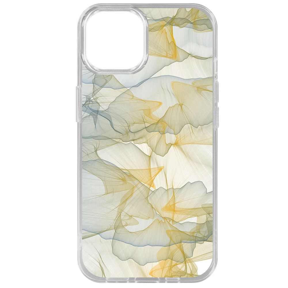 

Чехол-накладка Krutoff Clear Case Абстракт 6 для iPhone 14, Прозрачный