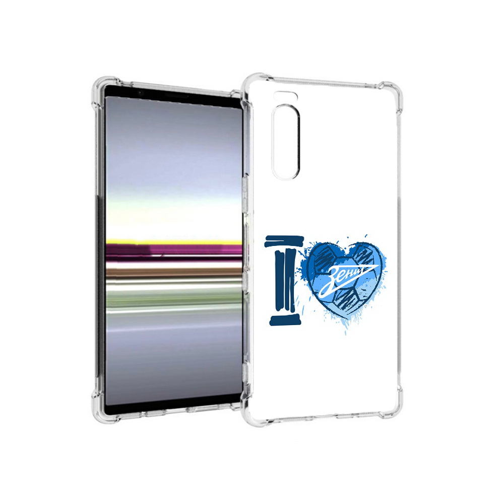 

Чехол MyPads Tocco для Sony Xperia 5 ФК я люблю зенит (PT139963.234.186), Прозрачный, Tocco