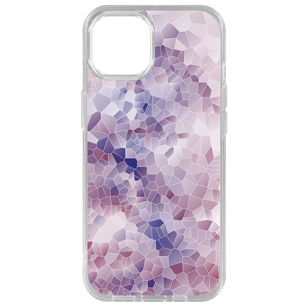 

Чехол-накладка Krutoff Clear Case Витраж 2 для iPhone 14 Plus, Прозрачный