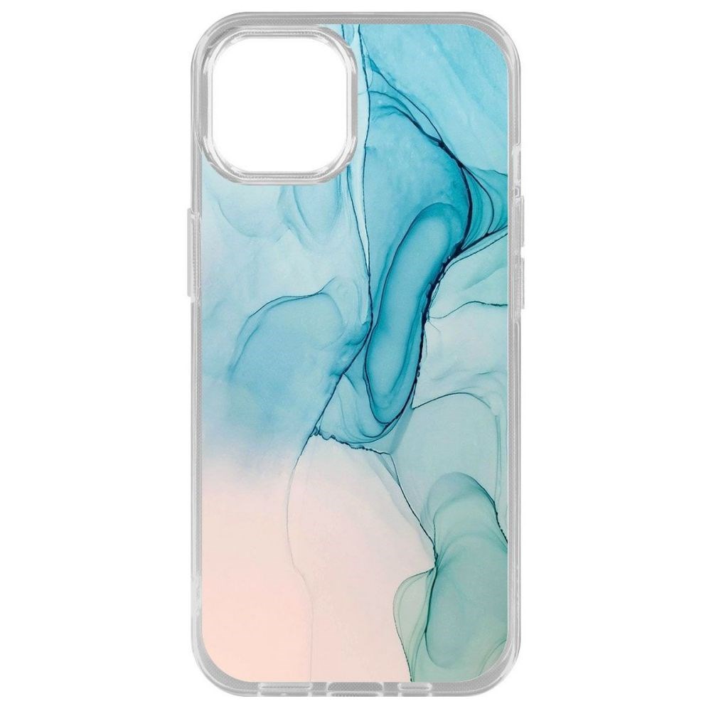 Чехол-накладка Krutoff Clear Case Абстракт разводы для iPhone 14 Plus