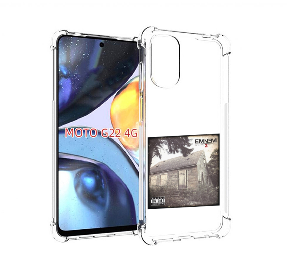 

Чехол Mypads Eminem The Marshall Mathers Lp 2 Для Motorola Moto G22 4G, Прозрачный, Tocco