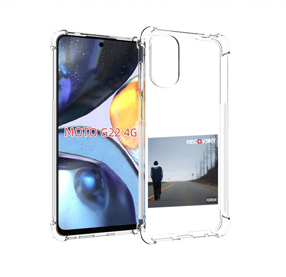 

Чехол Mypads Eminem Recovery Для Motorola Moto G22 4G, Прозрачный, Tocco