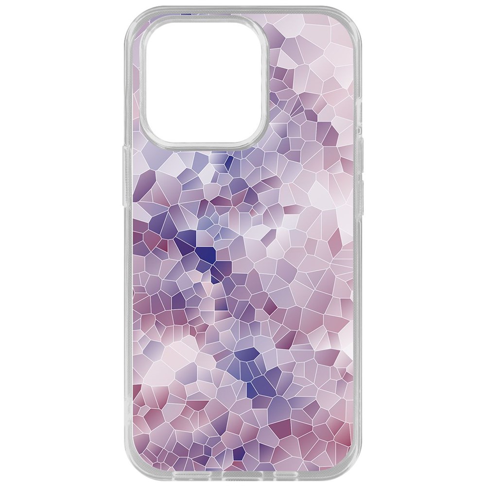 

Чехол-накладка Krutoff Clear Case Витраж 2 для iPhone 14 Pro, Прозрачный