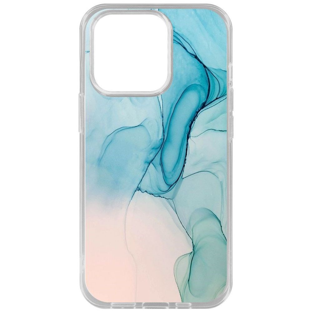 

Чехол-накладка Krutoff Clear Case Абстракт разводы для iPhone 14 Pro, Прозрачный