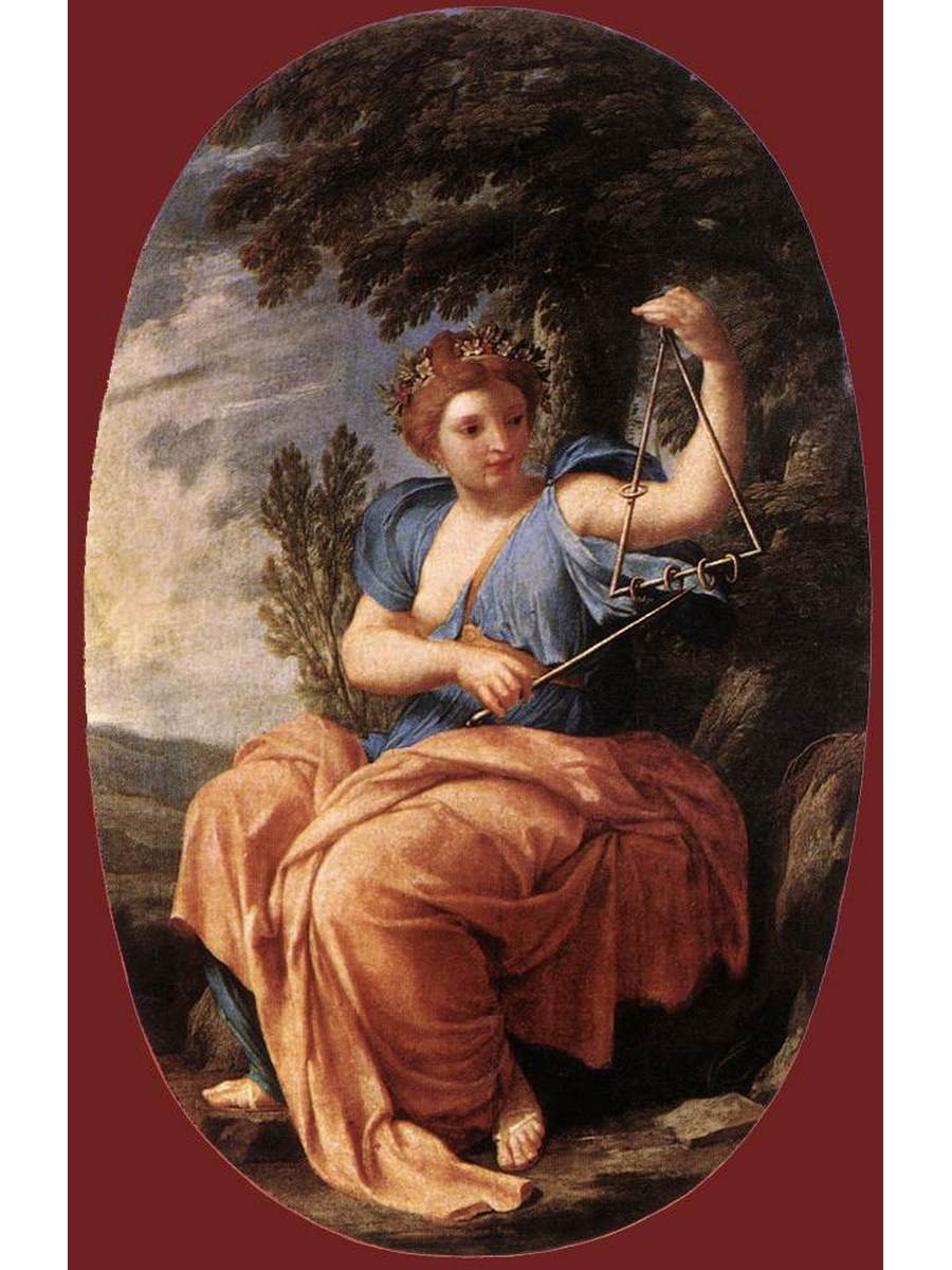 

Постер DRABS A2 Лесюэр Эсташ The Muse Terpsichore