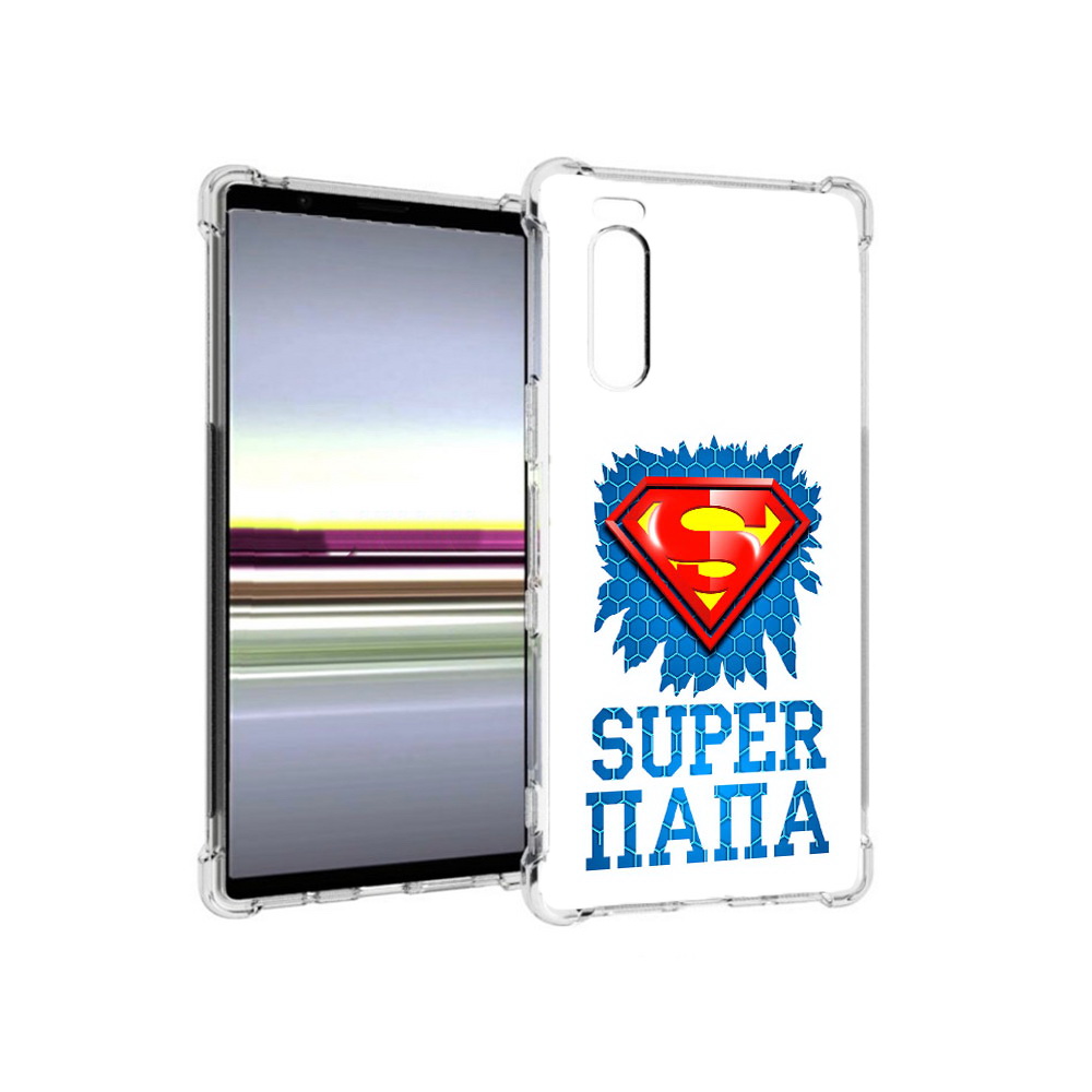 

Чехол MyPads Tocco для Sony Xperia 5 Супер Папа (PT139963.234.165), Прозрачный, Tocco