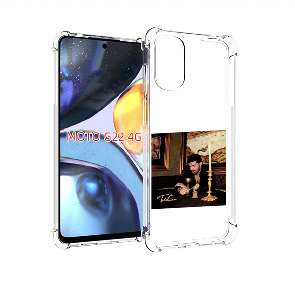 

Чехол MyPads Drake - Take Care для Motorola Moto G22 4G, Прозрачный, Tocco