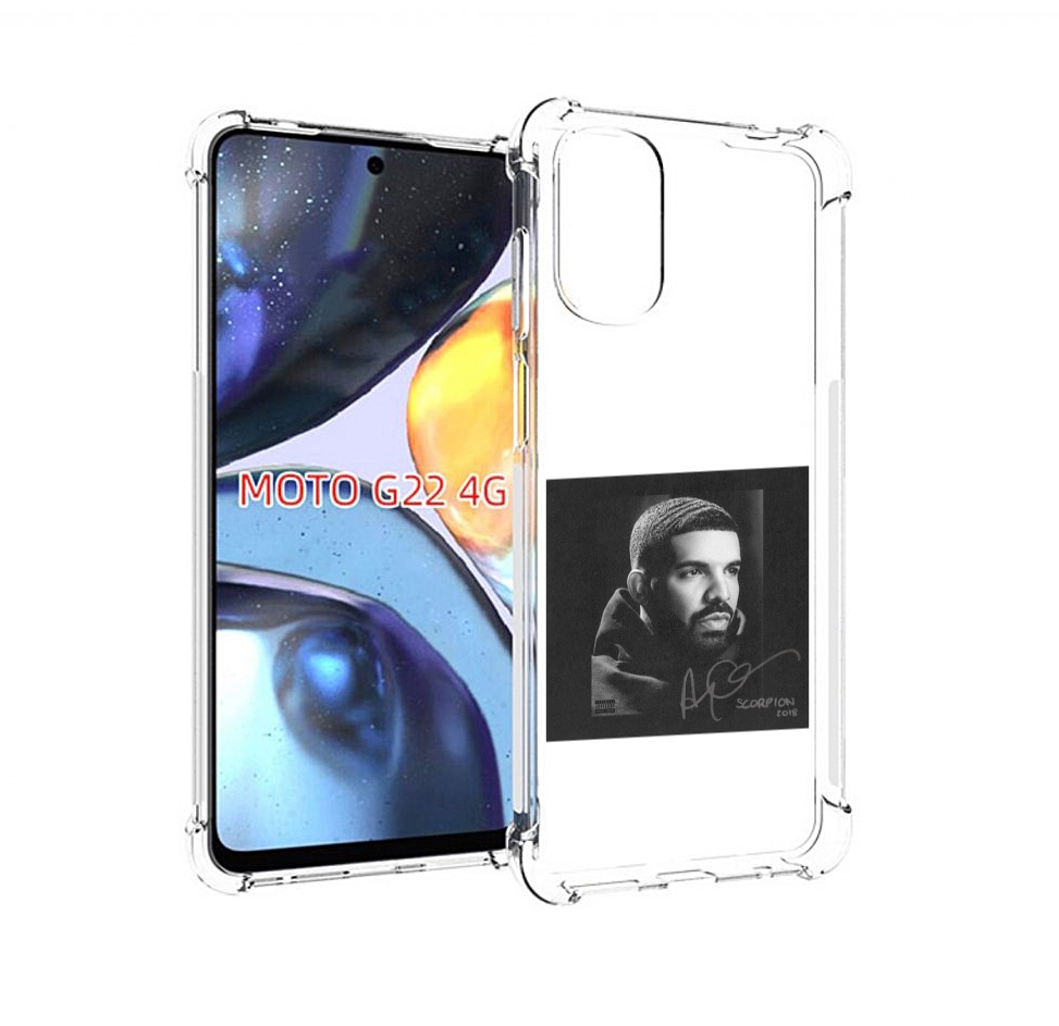 

Чехол MyPads Drake - Scorpion для Motorola Moto G22 4G, Прозрачный, Tocco