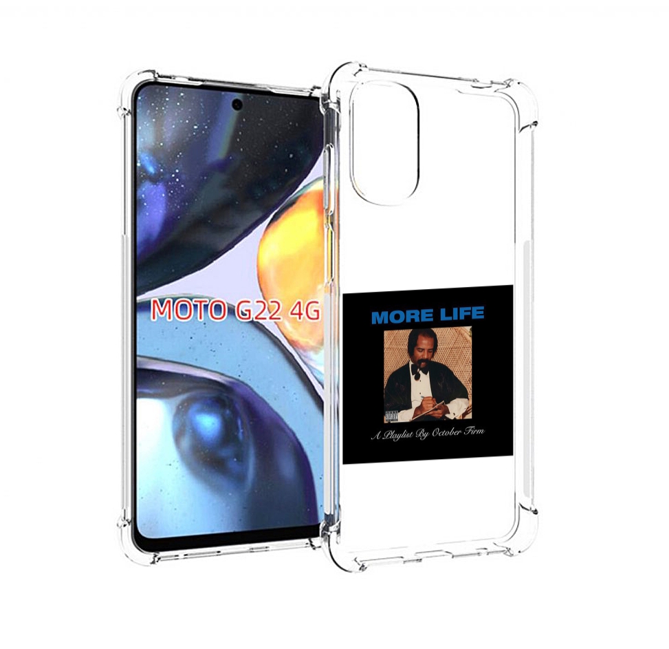 

Чехол MyPads Drake - More Life для Motorola Moto G22 4G, Прозрачный, Tocco