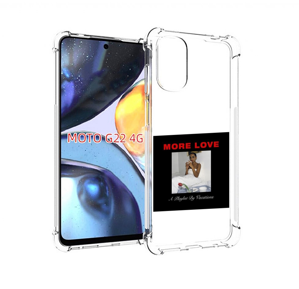 

Чехол MyPads Drake & Sade - More Love для Motorola Moto G22 4G, Прозрачный, Tocco