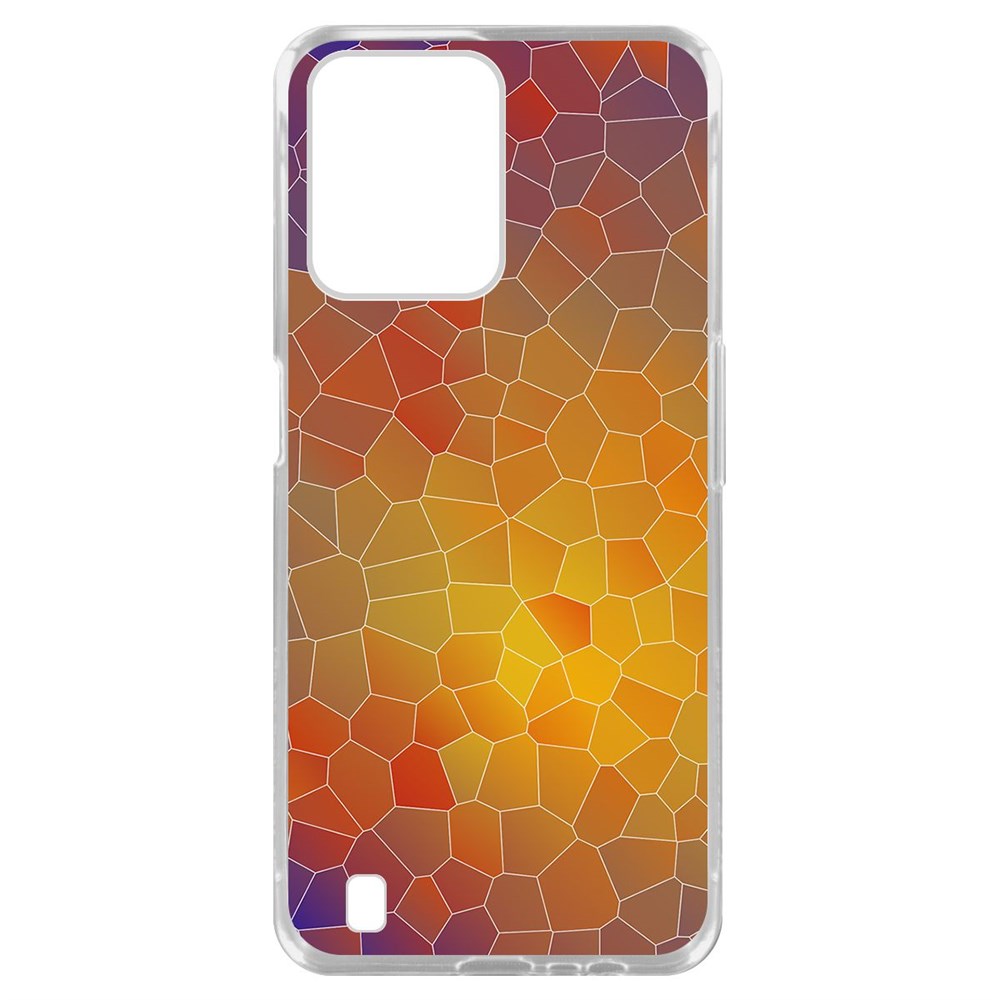 

Чехол-накладка Krutoff Clear Case Витраж 1 для Realme C31, Прозрачный