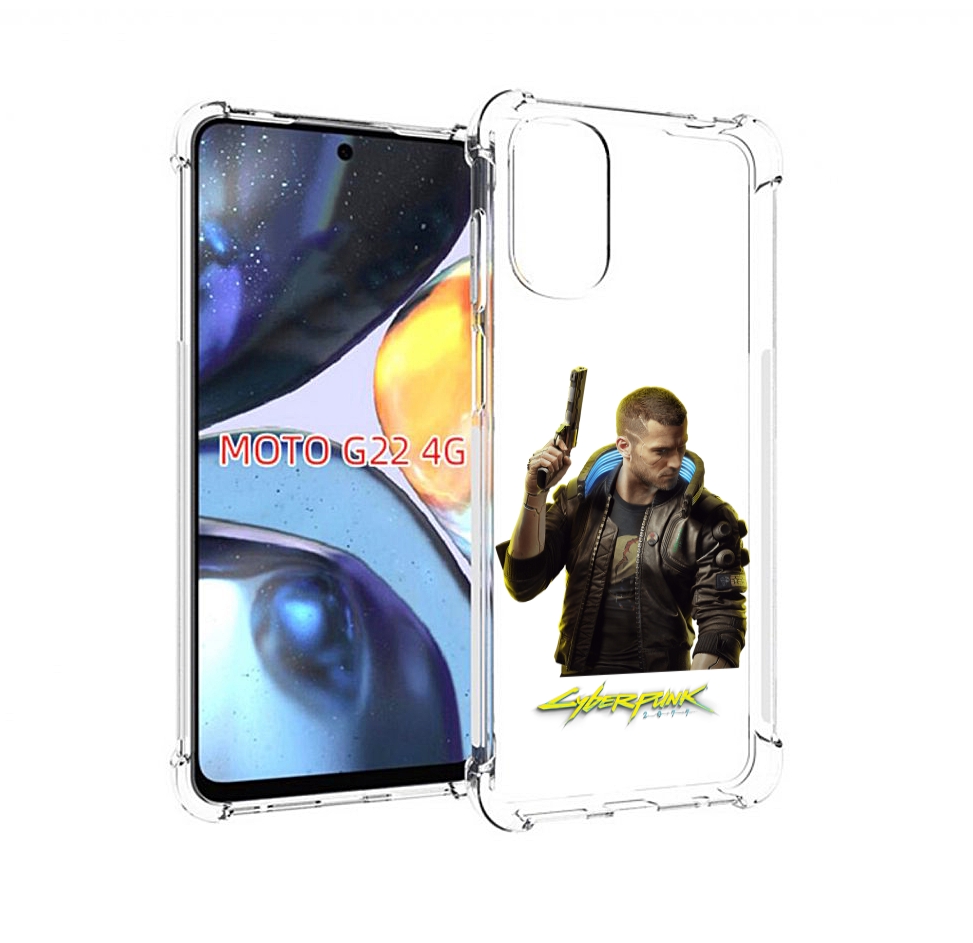 

Чехол MyPads Cyberpunk-2077 для Motorola Moto G22 4G, Прозрачный, Tocco