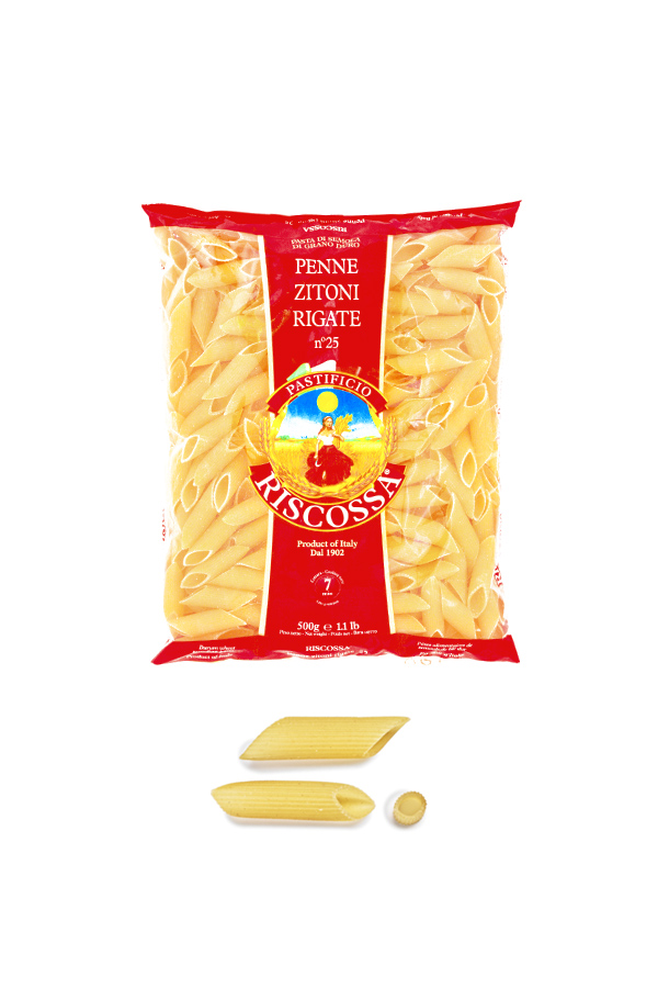 

Макаронные изделия Riscossa Penne Zitoni Rigate № 25 500 г