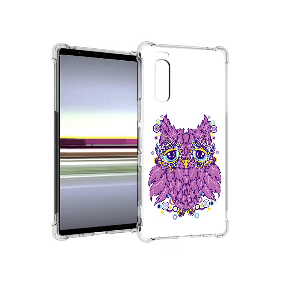 

Чехол MyPads Tocco для Sony Xperia 5 Розовая сова (PT139963.234.147), Прозрачный, Tocco