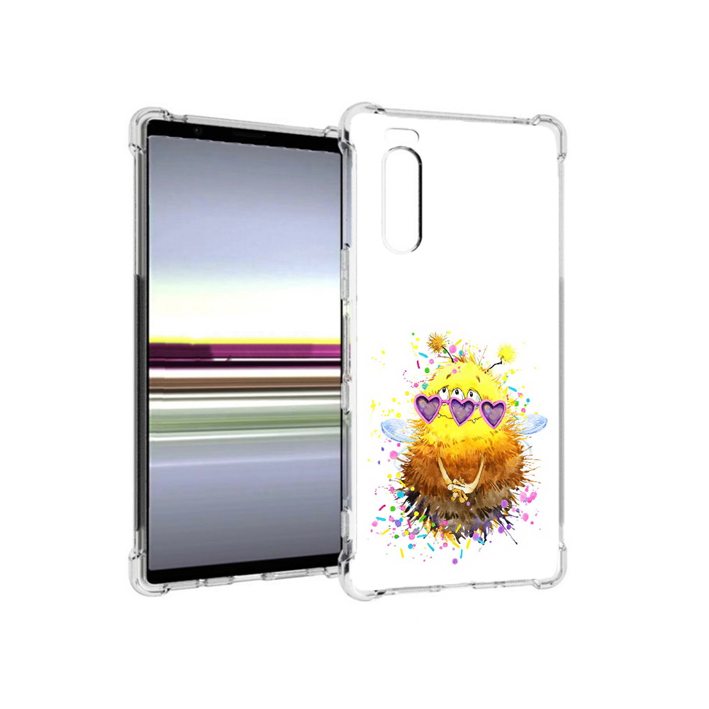 

Чехол MyPads Tocco для Sony Xperia 5 Пушитый шмель (PT139963.234.143), Прозрачный, Tocco