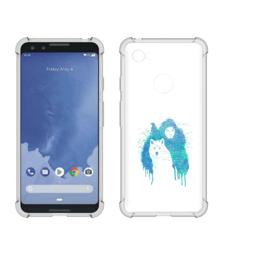 

Чехол MyPads Tocco для Google Pixel 3 джон сноу, Прозрачный, Tocco