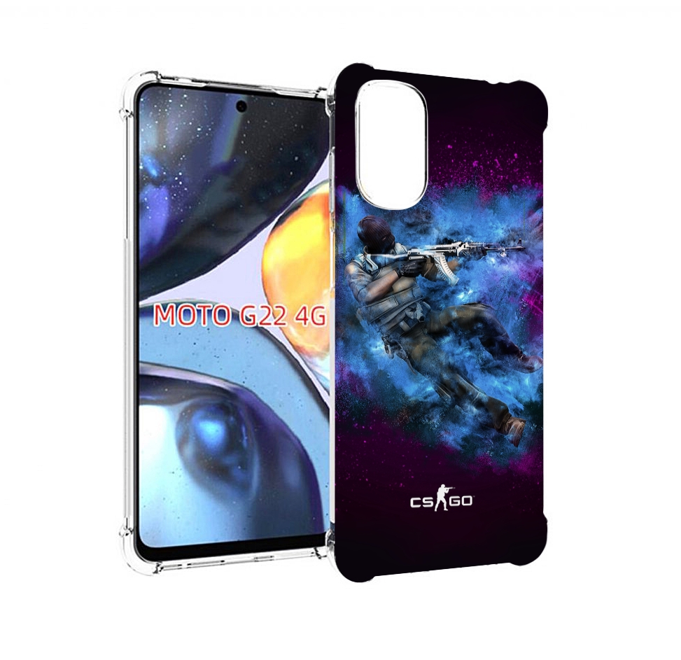 

Чехол MyPads CS-go-террорист для Motorola Moto G22 4G, Прозрачный, Tocco
