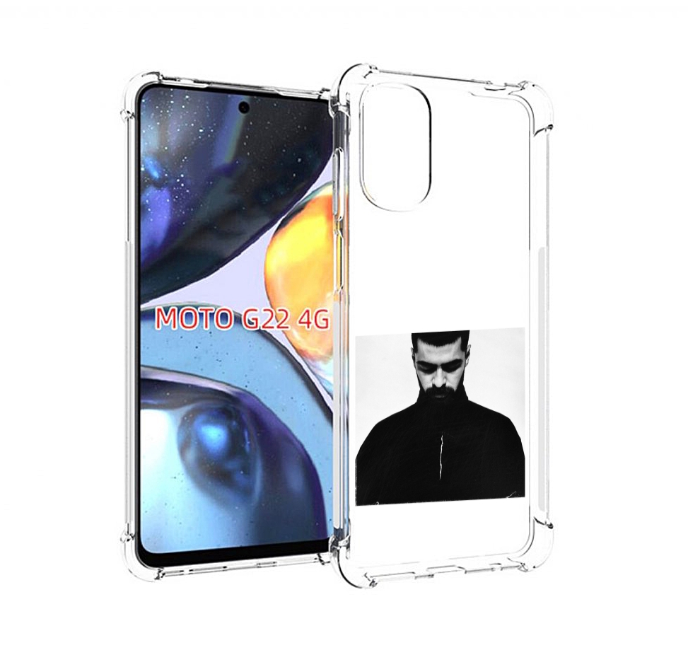 

Чехол MyPads Buster Keaton Miyagi мужской для Motorola Moto G22 4G, Прозрачный, Tocco