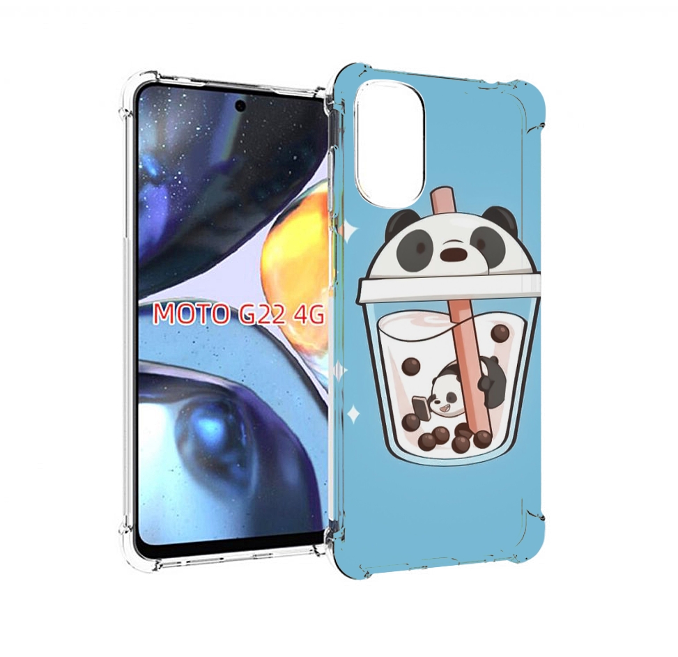 

Чехол MyPads Bubble tea для Motorola Moto G22 4G, Прозрачный, Tocco