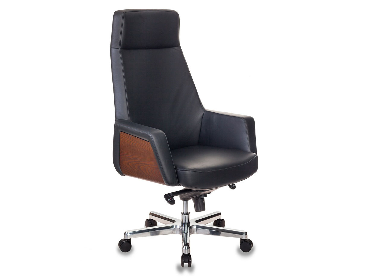 

Кресло руководителя Бюрократ ANTONIO Черная искусственная кожа / Черная кожа, Разноцветный