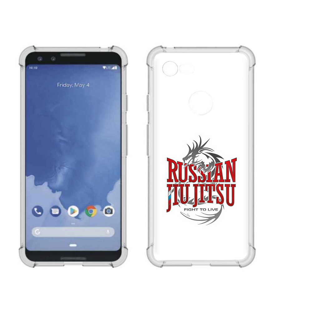 

Чехол MyPads Tocco для Google Pixel 3 джиу джитсу, Прозрачный, Tocco