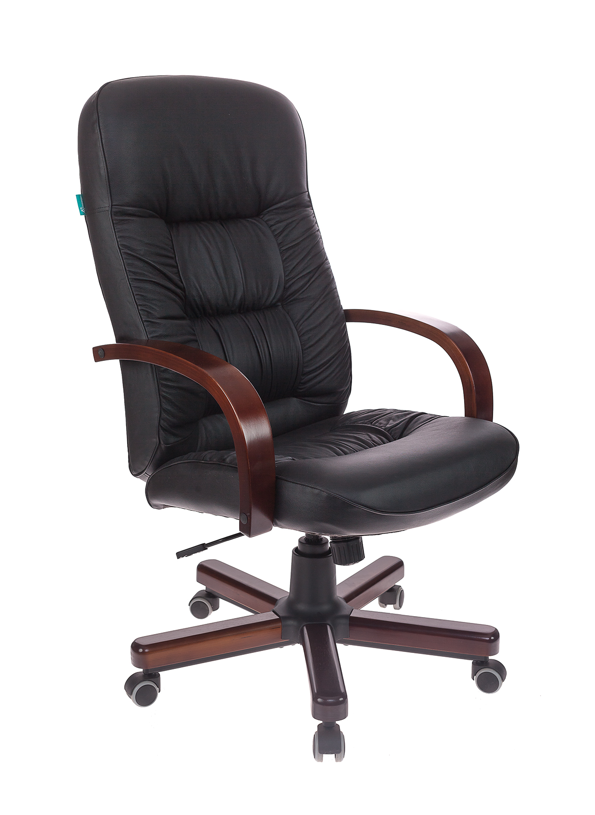 

Кресло руководителя Бюрократ T-9908 Black / иск. кожа черный