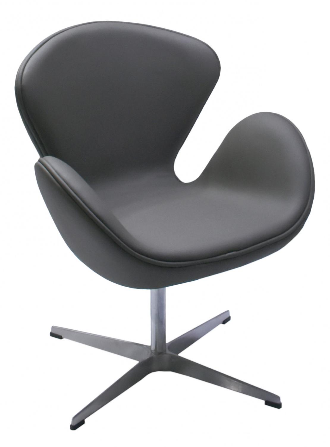 фото Кресло bradex home swan chair серый /fr 0571