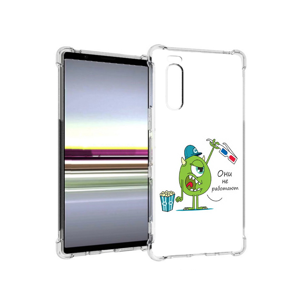 

Чехол MyPads Tocco для Sony Xperia 5 Очки не работают (PT139963.234.129), Прозрачный, Tocco