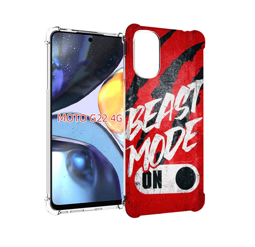 

Чехол MyPads BEAST inside You для Motorola Moto G22 4G, Прозрачный, Tocco