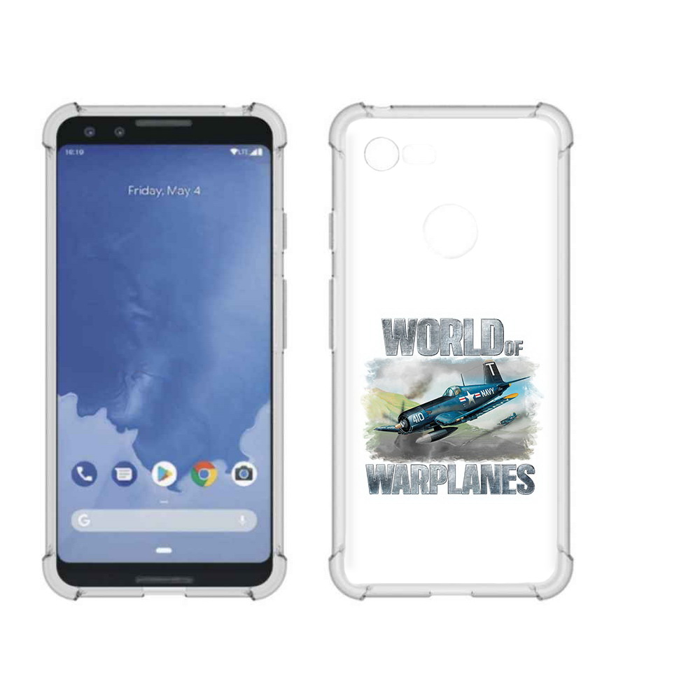 

Чехол MyPads Tocco для Google Pixel 3 Боевой самолет, Прозрачный, Tocco