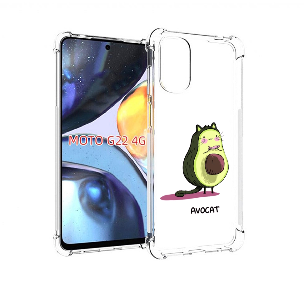 

Чехол MyPads Avocat для Motorola Moto G22 4G, Прозрачный, Tocco