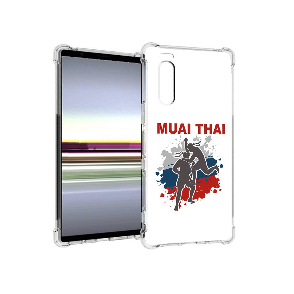 

Чехол MyPads Tocco для Sony Xperia 5 Муайтай (PT139963.234.123), Прозрачный, Tocco