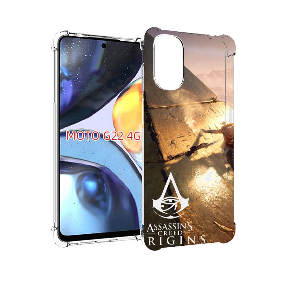 

Чехол MyPads Assassin's Creed Origins для Motorola Moto G22 4G, Прозрачный, Tocco