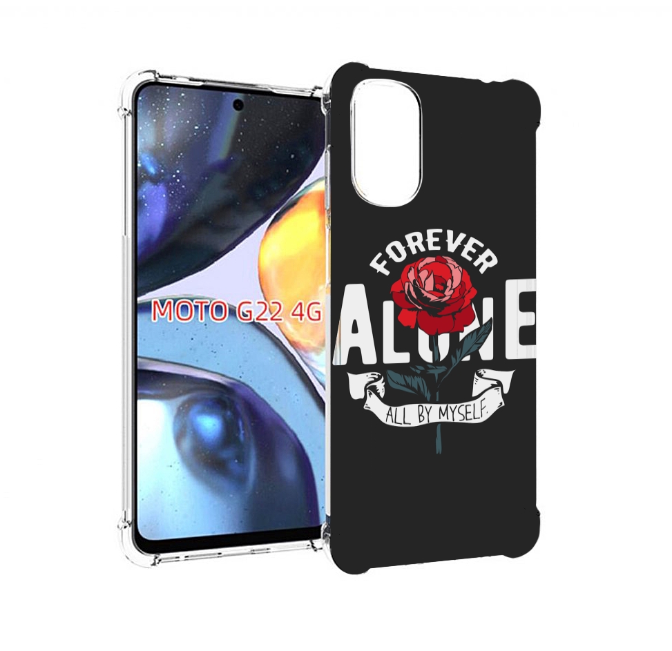 

Чехол MyPads Alone для Motorola Moto G22 4G, Прозрачный, Tocco