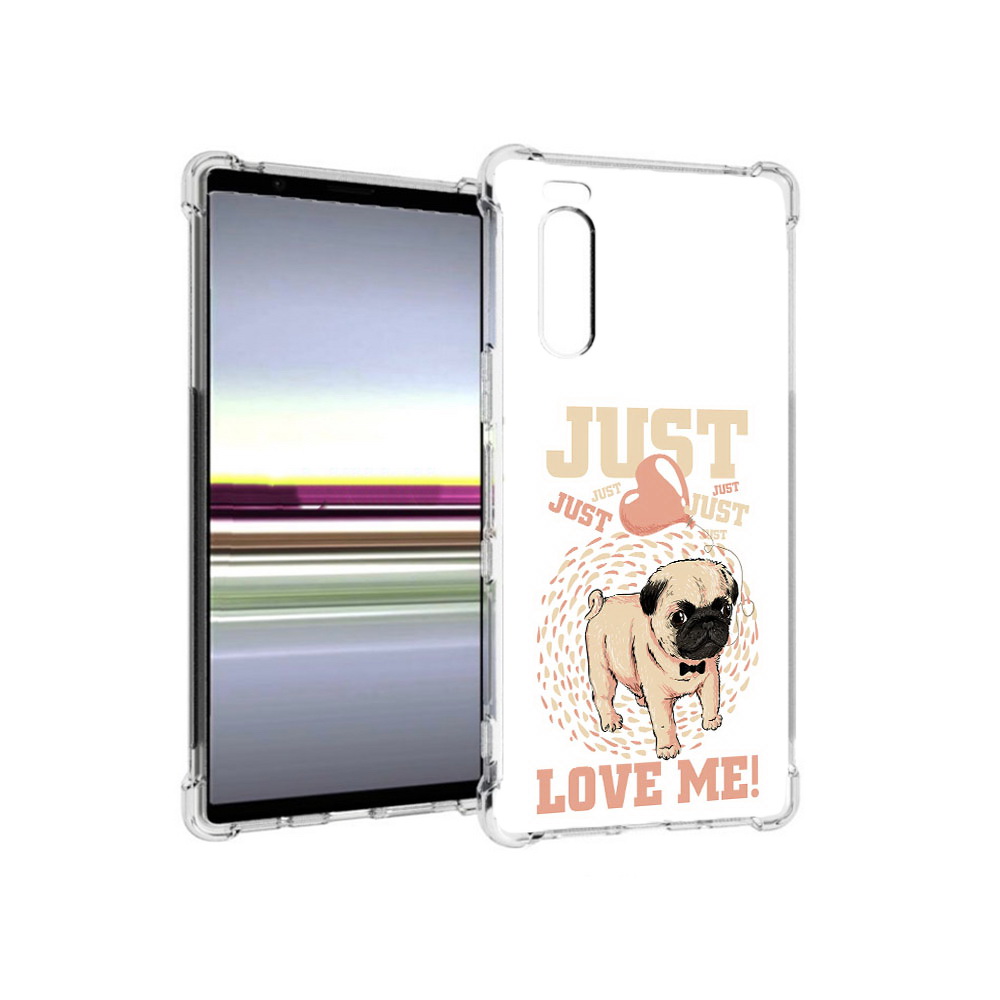 

Чехол MyPads Tocco для Sony Xperia 5 Люби меня (PT139963.234.109), Прозрачный, Tocco