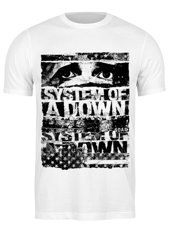 

Футболка мужская Printio System of a down белая S, Белый, System of a down