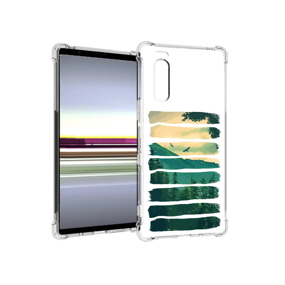 

Чехол MyPads Tocco для Sony Xperia 5 Лесная чаща (PT139963.234.107), Прозрачный, Tocco