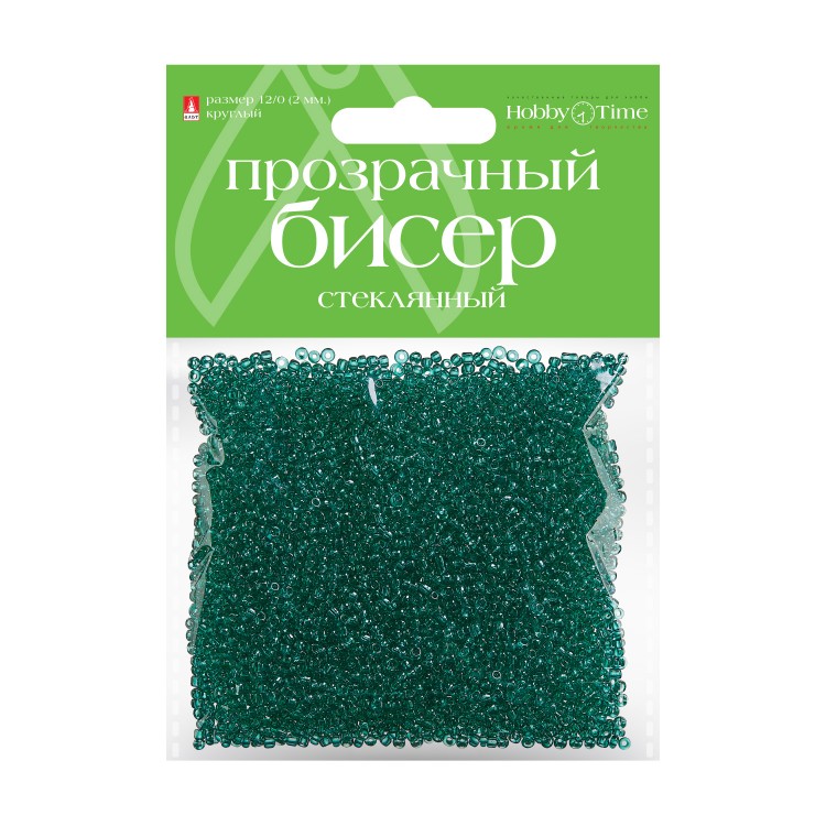 

Бисер круглый ПРОЗРАЧНЫЙ, 2 ММ, 60 на гребне ИЗУМРУДНЫЙ, №15