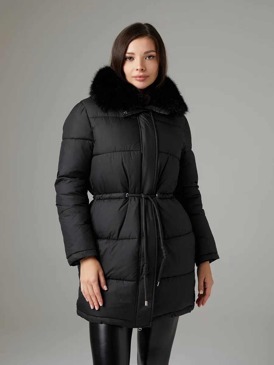 Куртка женская SAMI FASHION BK-361 черная XXL