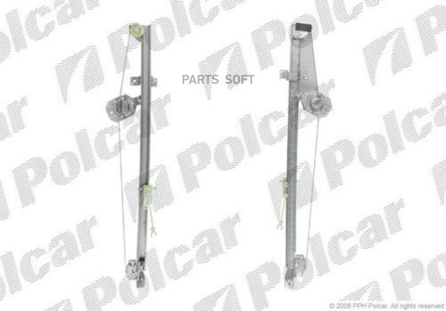 

Polcar Fiat Ducato (230) 03.94 - 04.02 :Стеклоподъемник Передний Левый (Механический) (Pol