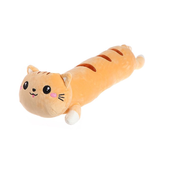 

Мягкая игрушка Кот, 45 см, цвета МИКС, Оранжевый