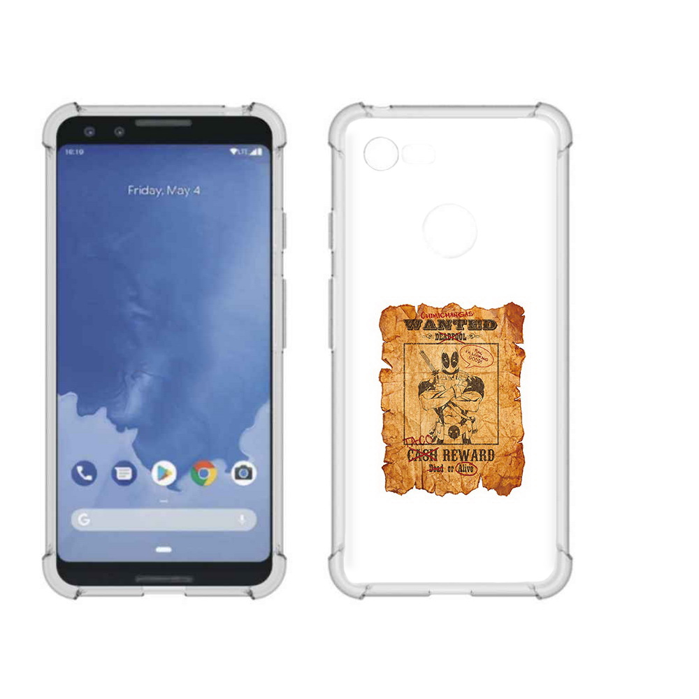 

Чехол MyPads Tocco для Google Pixel 3 дедпул, Прозрачный, Tocco